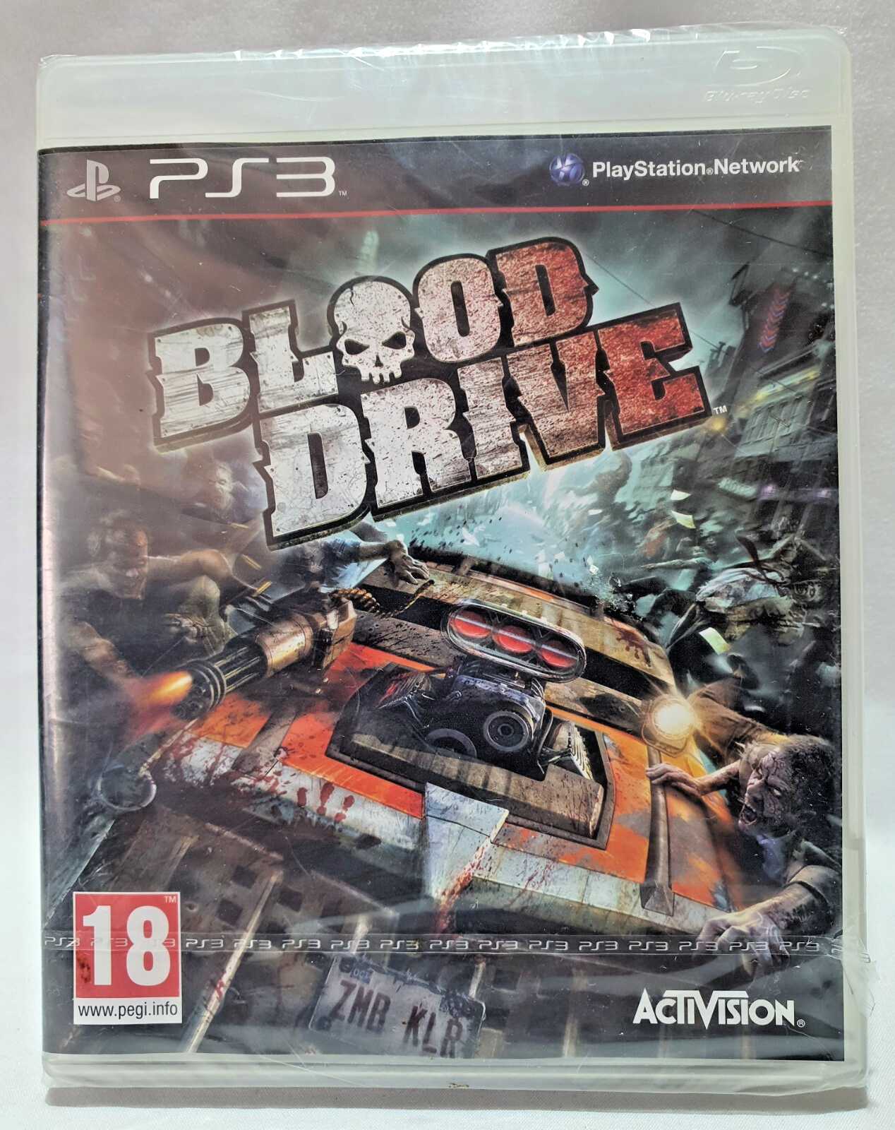 Blood Drive Playstation 3 NEW Factory Sealed foil with defect