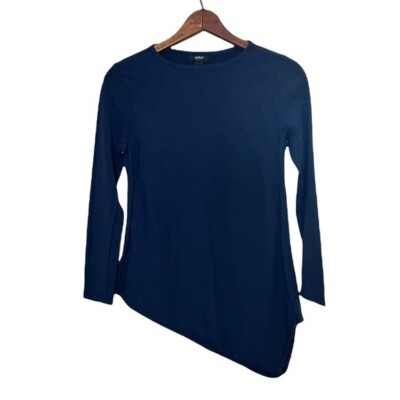 Alfani Petites Asymmetrical Crewneck Shirt