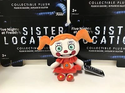 FNAF 7'' Circus Baby Five Nights At Freddy's Sister Location Stuffed Plush Toy