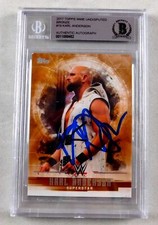 Karl Anderson Signed Bronze /99 WWE Wrestling Trading Card Topps AEW Beckett COA