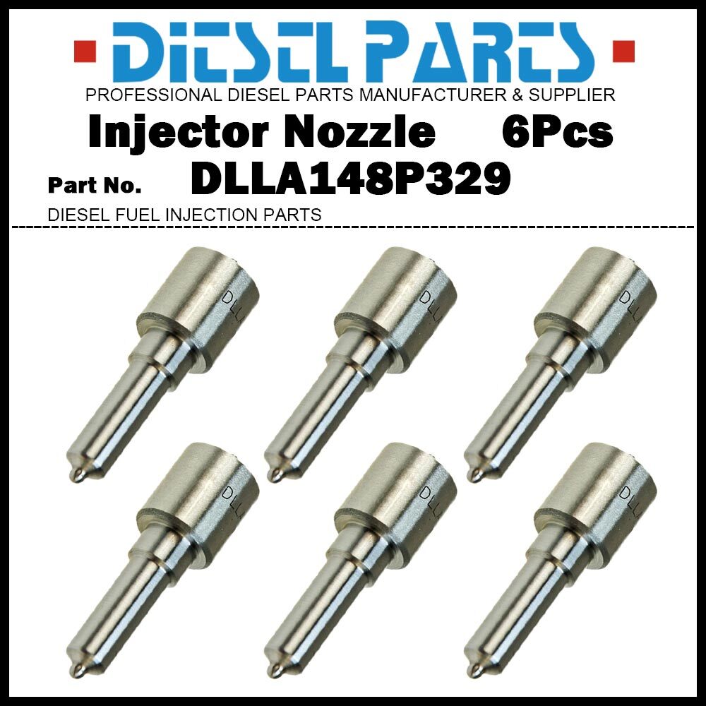 6x Fuel Injector Nozzle DLLA148P329 for John Deere