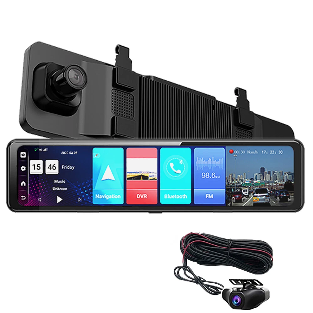 4G Adas Voiture DVR Caméra de navigation GPS Dash Cam 10' Voiture