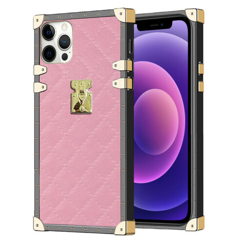Fashion Diamonds Pattern Trunk Phone Case Cover For iPhone 11 12 13 14 7 8 XS - Picture 16 of 17