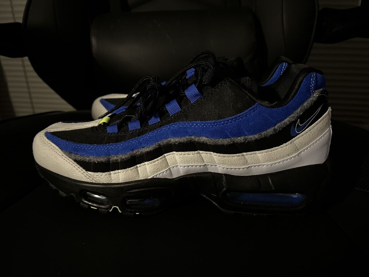 Nike Air Max 95 SE 'Double Swoosh - Black Game Royal' — Kick Game