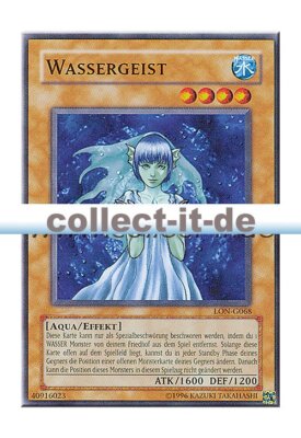 Yugioh - LON-G068 - Wassergeist