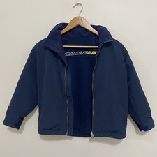 Vintage Billabong Jacket Youth Size 8 Reversible Fleece Y2K 2000s Navy Blue