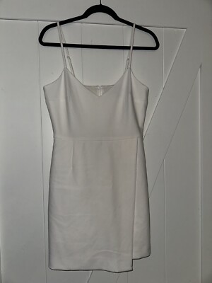 French Connection Whisper Sleeveless Asymmetric Hem Mini Dress White Size Small | eBay French Connection Whisper Sleeveless Asymmetric Hem Mini Dress White Size Small | eBay