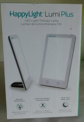VERILUX HAPPYLIGHT LUMI PLUS - Light Therapy Lamp with 10,000 Lux, UV-Free, LED