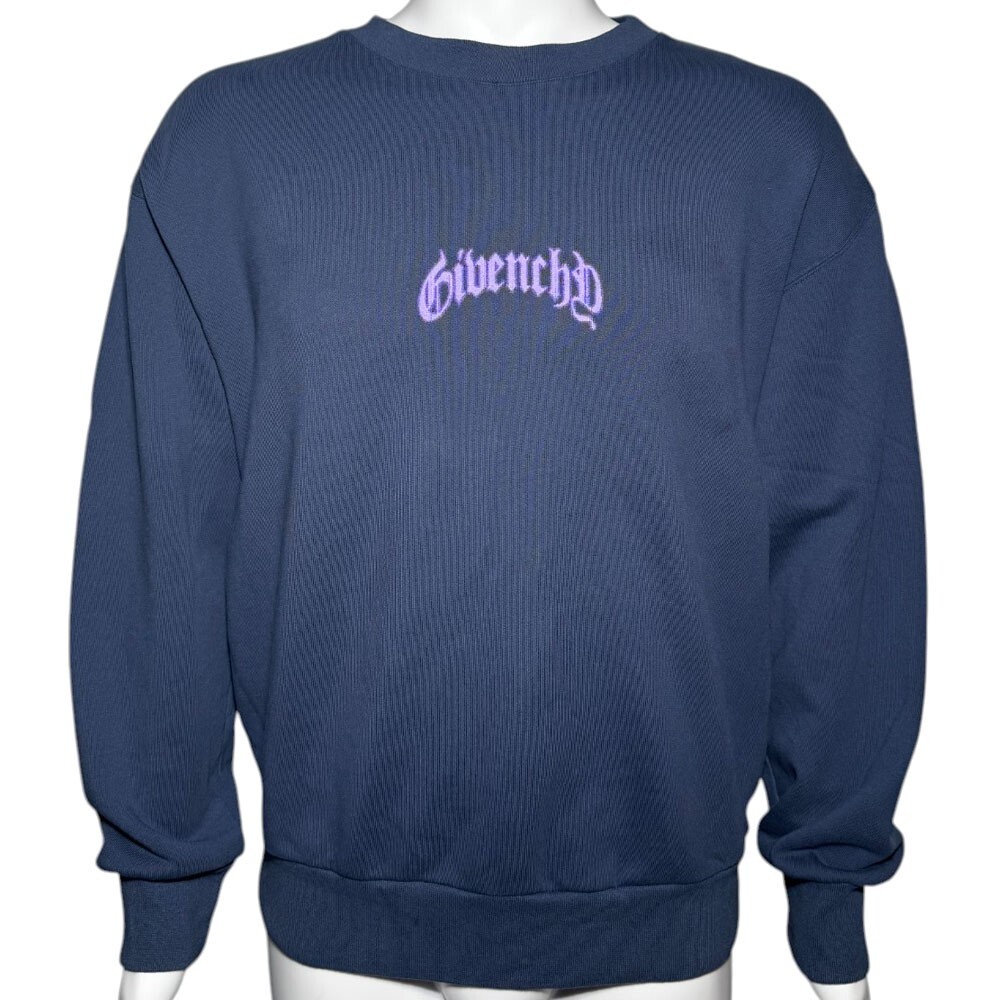 Pre-Owned Authentic GIVENCHY Navy Sweatshirt Jump… - image 3