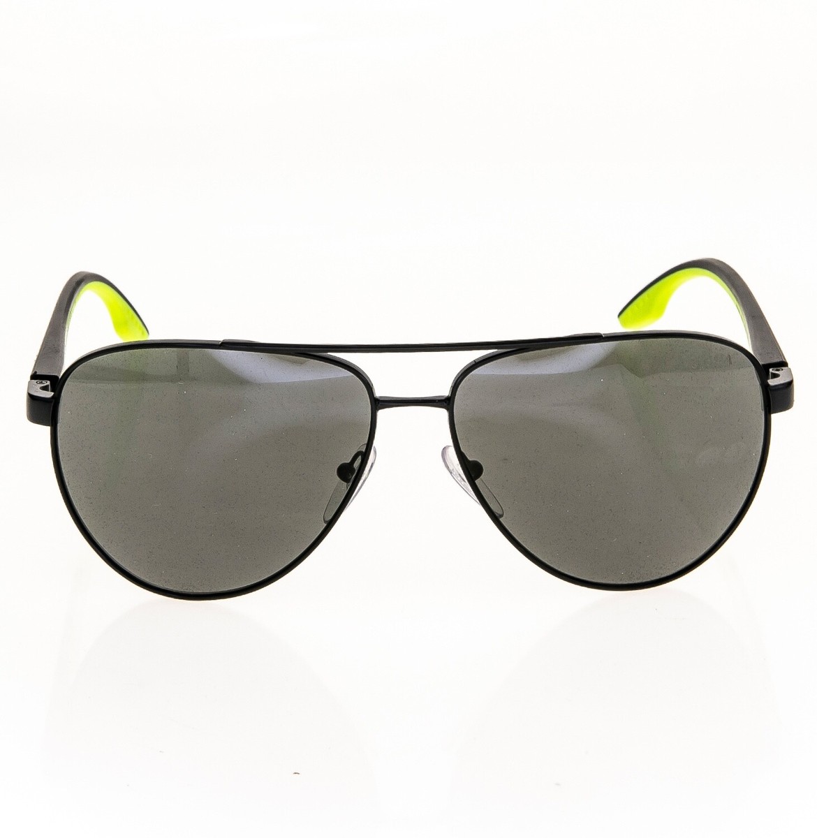 PRADA 52Y Linea Rossa Sport Black Fluo Yellow Sport Sunglasses