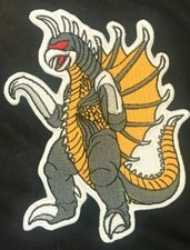 GODZILLA monster 4" GIGAN Embroidered figure PATCH kaiju sew iron vs megalon