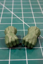 Custom Resin Gamma Fists for 6in. scale figure 1:12 Legends