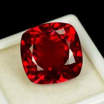 10 Ct Natural Certified BURMA Pigeon Blood Red Ruby Unheated Loose Gemstone