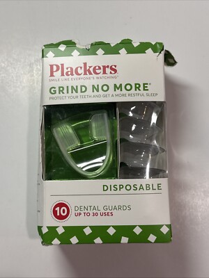 Plackers Mouth Guard Grind No More Dental Night Protector (10 Pack)