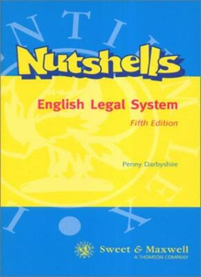 English Legal System (Nutshells) By Penny Darbyshire. 9780421742