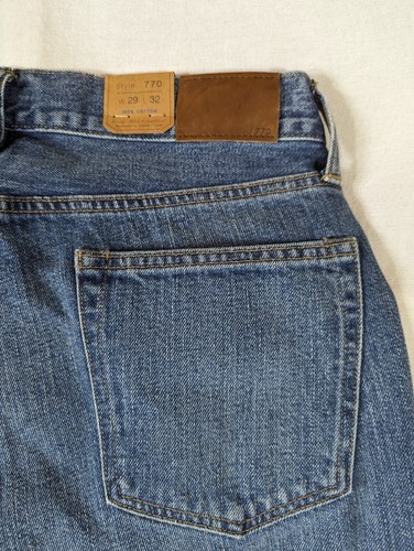 J.crew 770 Jeans Women's 29x32 Straight Fit Taper Stretch Midrise Medium Wash - Picture 10 of 10
