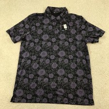 Travis Mathew Polo Shirt Mens 2XL Not Happening Floral New