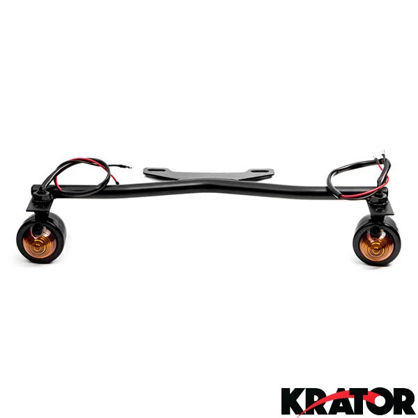 Barra de luz de paso negra para Kawasaki Vulcan Classic Nomad Voyager Vaquero 1700 Foto 2 de 4