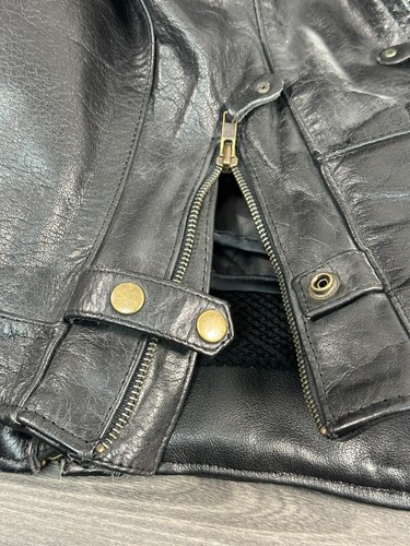 Hot Leather Motorcycle Jacket Sz 48 Personalized w/ Woody Woodpecker - Picture 12 of 21