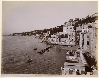 Ed. Alinari, Italia, Napoli, Capo di Posilipo Vintage albumen print ...