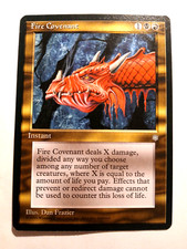 MTG: Fire Covenant Ice Age !~* NM RARE, HARD TO FIND*~! (From pack to sleeve)