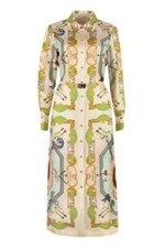 TORY BURCH PRINTED SILK SHIRTDRESS Size: 0 RETAIL: $748