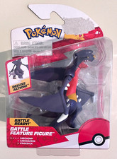 NIB Jazwares Pokemon Battle Garchomp 4 1/2" Deluxe Action Figure Toy