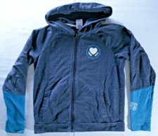 Athletic Works Kids XL 14-16 zip front Hoodie Long Sleeve blue Strong