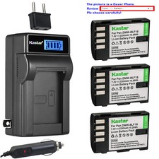 Kastar Battery LCD AC Charger for Panasonic DMW-BLF19 BLF19e Lumix DMC-GH4KBODY