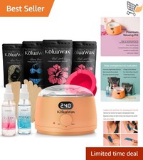 Waxing Kit for Women Complete 14oz Beads Essential Skin Care Hair Removal