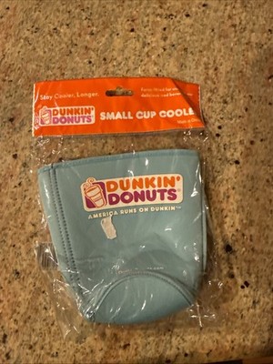 Collectible Dunkin  Donuts Small Cup Cooler. Year 2006. Limited Edition