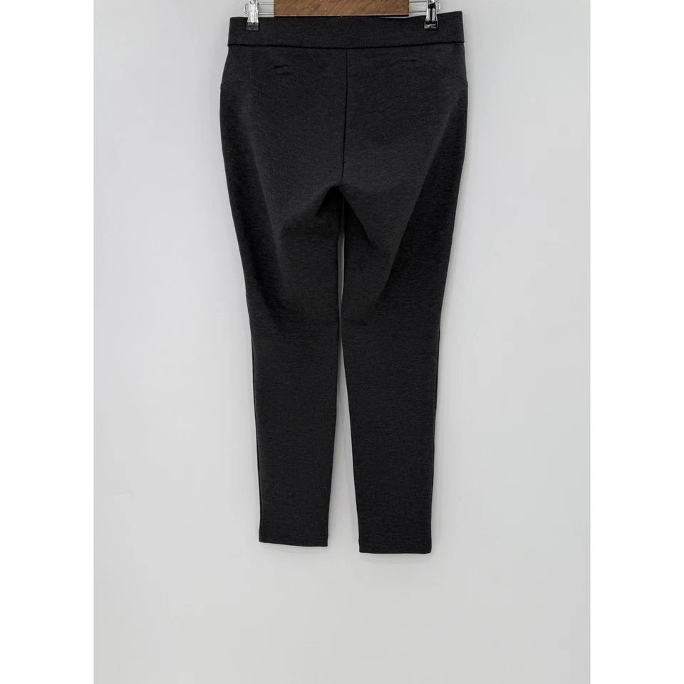 Ann Taylor Mujer Gris Pull On Ponte Tejido Leggings Pantalones Mediano Cremallera Bolsillo Foto 2 de 4