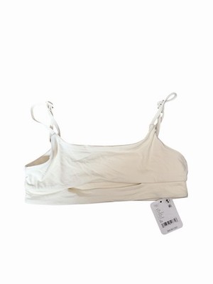 Toast Swim cremefarbenes Bikini-Top Größe XS 6 8 UVP $ 60