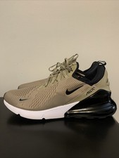 Nike Air Max 270 Para Hombres Talla 15 Caqui Beige Negro Zapatos Atléticos para Correr Tenis