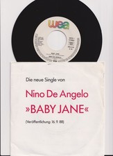 Nino de Angelo   Baby Jane - Promo 7 Vinyl Si...