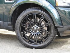 GENUINE LAND ROVER DISCOVERY 4/3 HSE 20" INCH 10 SPLIT-SPOKE BLACK ALLOY WHEELS