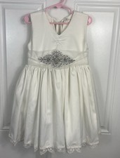 Dollcake Bless Me Dress Sz 4 - Summer Length Wedding Flower Girl Communion Ivory