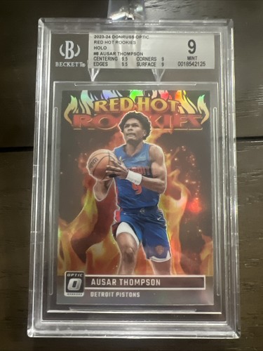 2023-24 Panini Donruss Optic - Red Hot Rookies Ausar Thompson #8 Holo Prizm (RC)