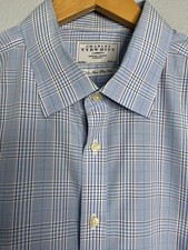 Charles Tyrwhitt Dress Shirt Mens 18-37 Slim Fit Non Iron French Cuff Business