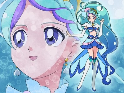Anime go princess precure cure mermaid kaidou Playmat Gaming Mat Desk 11385