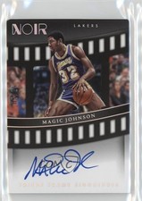 2022-23 Panini Noir Freeze Frame Signatures 5/25 Magic Johnson Auto HOF 7o6
