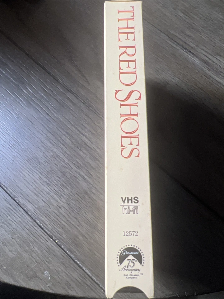 The Red Shoes (VHS, 1987) Moira Shearer Classic 1948 Romance Drama Rare Vintage Foto 4 de 4