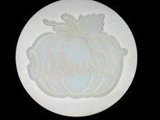 Pumpkin "Thankful" Plaque Mold For Resin