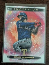2024 Topps Inception Baseball - #83 Wyatt Langford Base (RC) - Texas Rangers