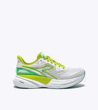 Womens Diadora Nucleo 2, White/Lime, 7 B Medi...