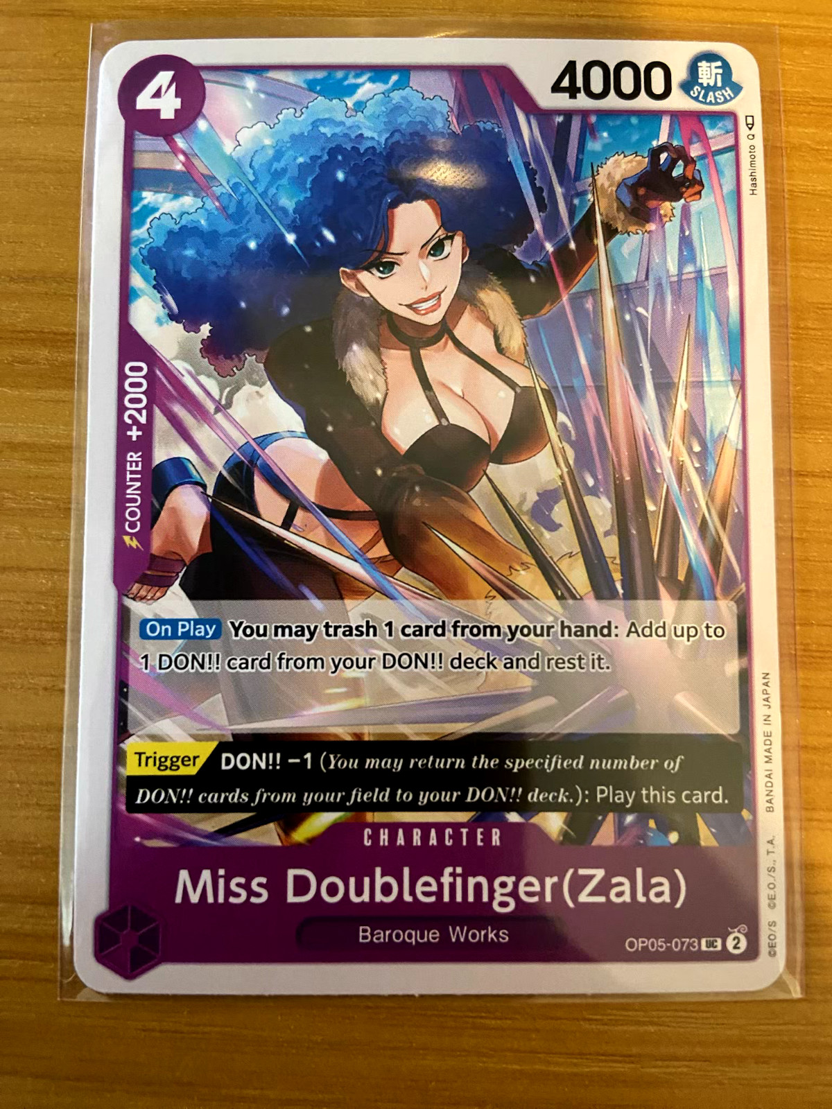 Miss Doublefinger(Zala) OP05-073 Awakening of the New Era Regular