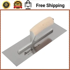 Anvil 12"x4" Finishing Trowel 57461 for Concrete Masonry Smooth Finish