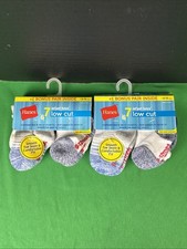 2 Pack Hanes Toddler Boys 7 Pack Low Cut Super Soft Socks 6-12 Months