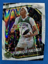 2025 #116 Dominique Malonga Panini Prizm WNBA White Seismic Prizm Storm RC
