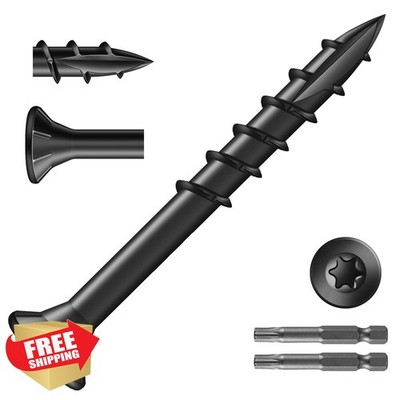 SG TZH #8 x 1-1/2'' Black Deck Screws 322 Pcs